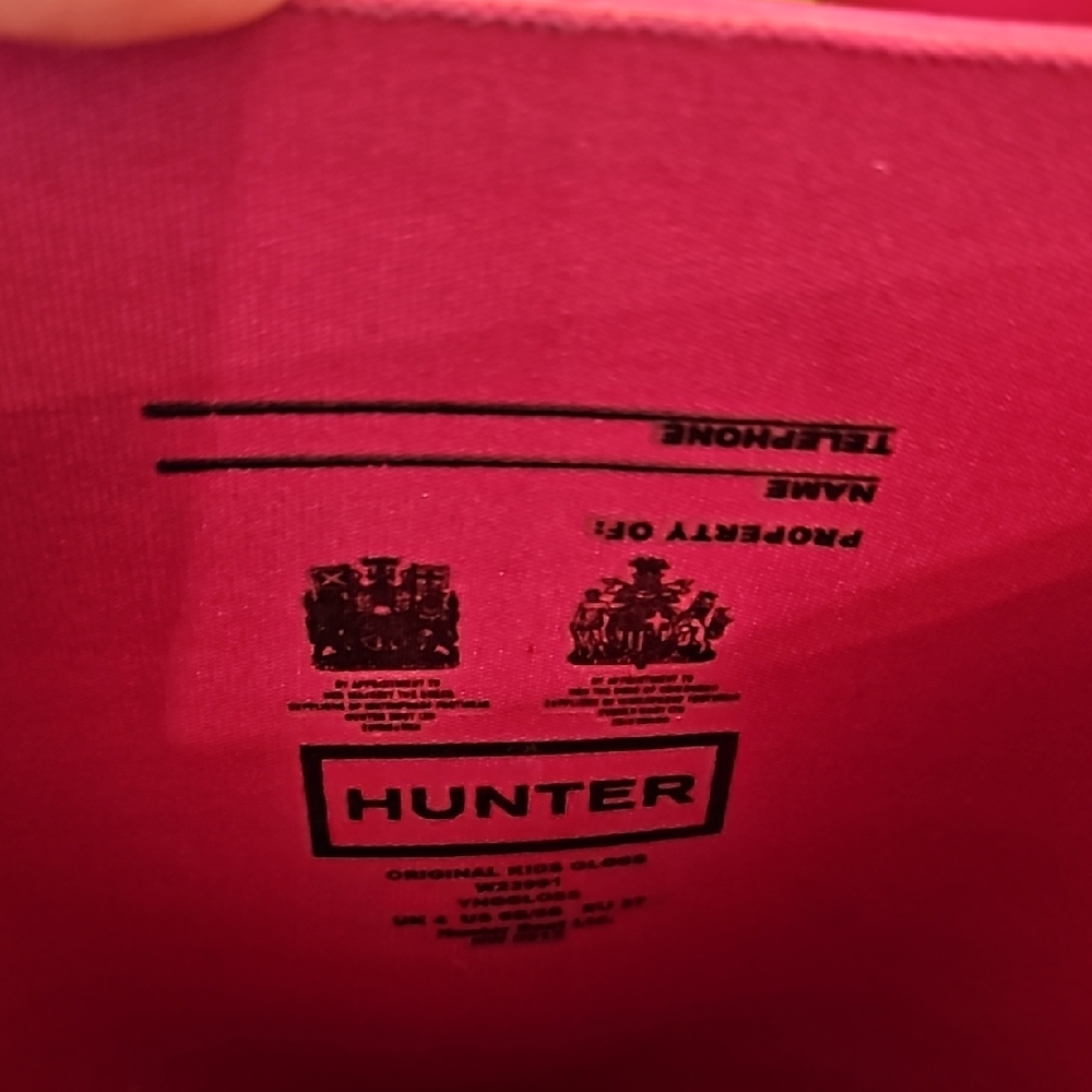 Hunter Lipstick Pink Boots - Picture 4 of 8